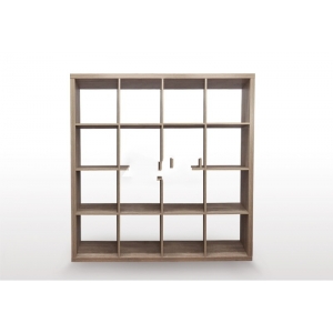 16 Cube Bookcase (Brown or Oak)